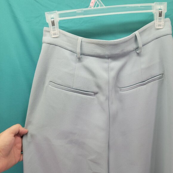 Need Womens Light Blue Wide-Leg Pants Size 2 - Picture 7 of 11